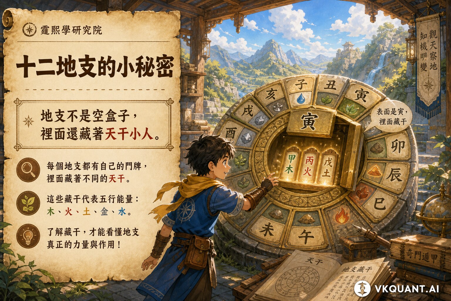 十二地支藏干教學插圖