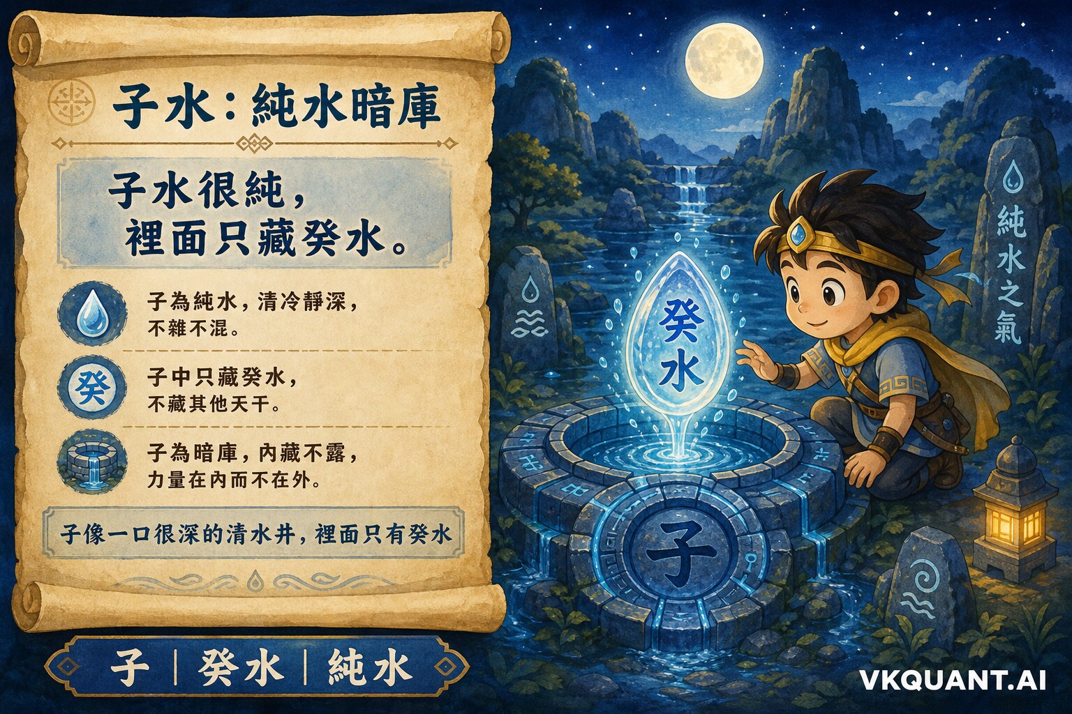 子水藏癸水教學插圖