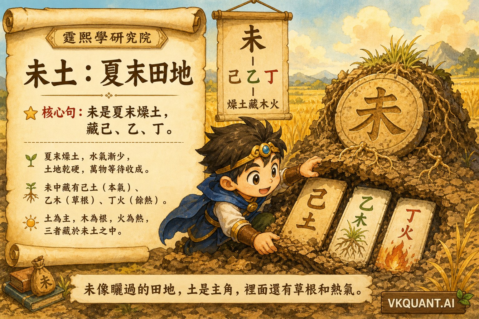 未土藏己乙丁教學插圖